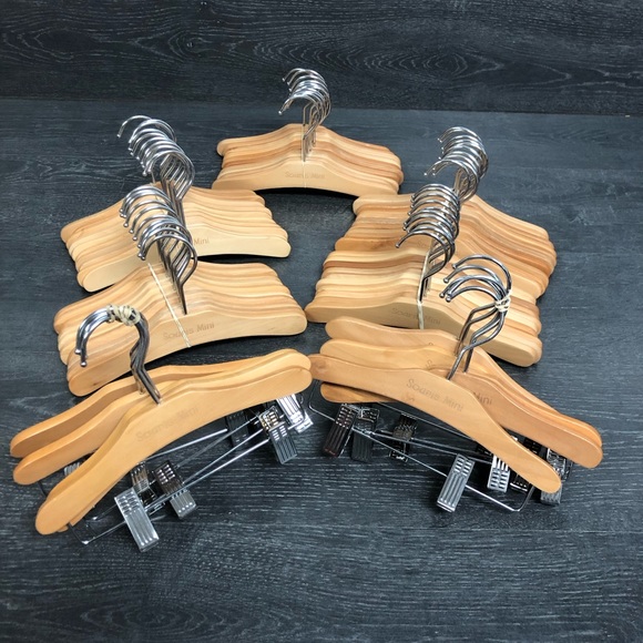 souris mini Other - Wooden newborn hangers